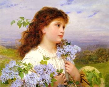 Sophie Gengembre Anderson : The Time of the Lilacs